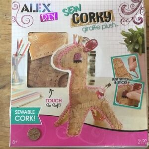Alex DIY sew Corky Giraffe plus art craft make your own 8+